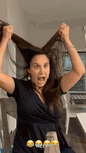 sexy hair pulling gif